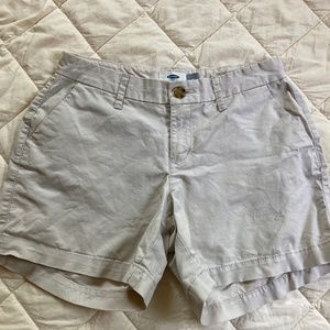 Cream Chino Khaki Shorts